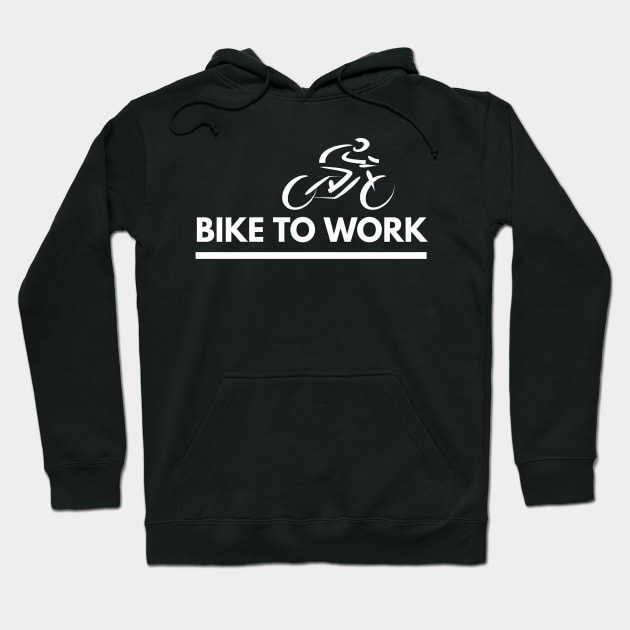 BIKE TO WORK National Bike Month 2018 Hoodie by studiokrk